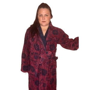 Vintage TJ Lawford terry‎ cloth cotton bathrobe size M